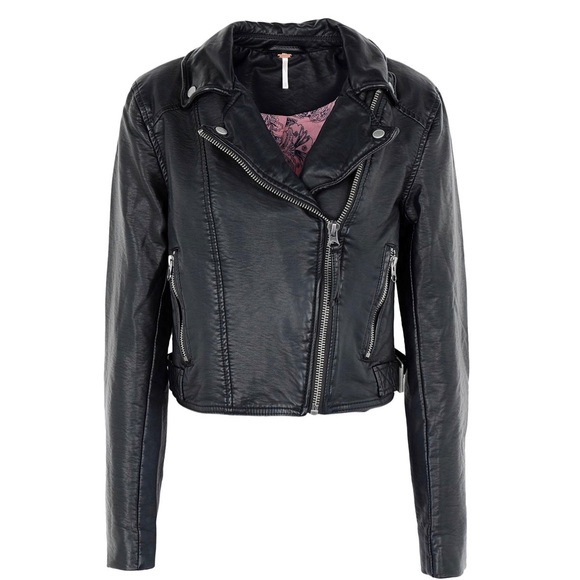 Free People Jackets & Blazers - Free people leather jacket